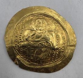 Византия. Золотой гистаменон Константин IX Мономах 1042–1055гг.