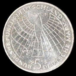 Германия 5 марок 1973 500 лет со дня рождения Николая Коперника