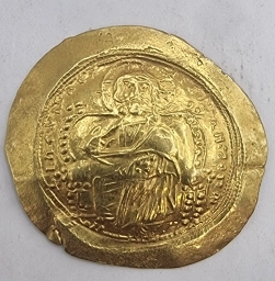 Византия. Золотой гистаменон Константин IX Мономах 1042–1055гг.