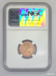Канада 1 цент 1975 NGC MS 67 RD