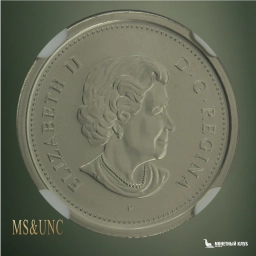 Канада 10 центов 2004 Canadian Open NGC MS 67