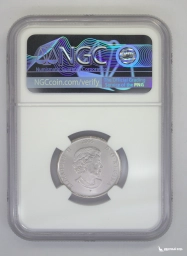 Канада 25 центов 2006-P Breast Cancer Awareness NGC Brilliant Uncircul
