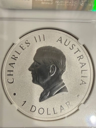 Коала 2024 P125 Австралия 1 oz серебро NGC MS70