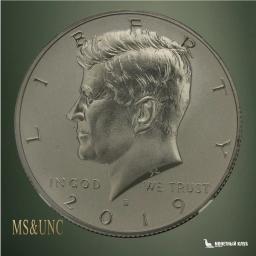 США 50 центов 2019-S Кеннеди Apollo 11 NGC PF 70 Enhanced Reverse Proo