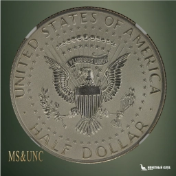 США 50 центов 2019-S Кеннеди Apollo 11 NGC PF 70 Enhanced Reverse Proo