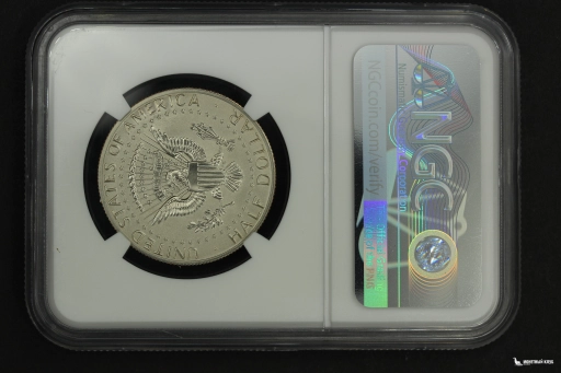 США 50 центов 2019-S Кеннеди Apollo 11 NGC PF 70 Enhanced Reverse Proo