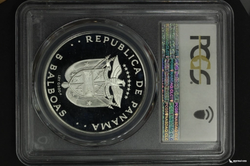 Панама 5 бальбоа 1980-FM Белисарио Поррас PCGS PR 68 DCAM