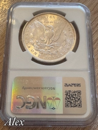 1 доллар 1889 США Морган MS63 NGC