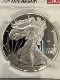 Шагающая свобода 2020 W V75 NGC PF70 Ultra Cameo First Releases