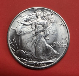 США, монета ½ доллара 1941-D Walking Liberty Half Dollar