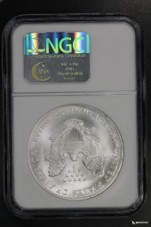 США 1 доллар 2003 Шагающая свобода NGC MS 69