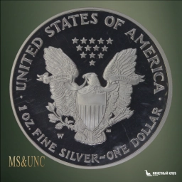 США 1 доллар 2004-W Шагающая свобода NGC PF 69 UCAM