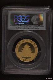 Китай 200 юаней 2013 Панда золото PCGS MS 70